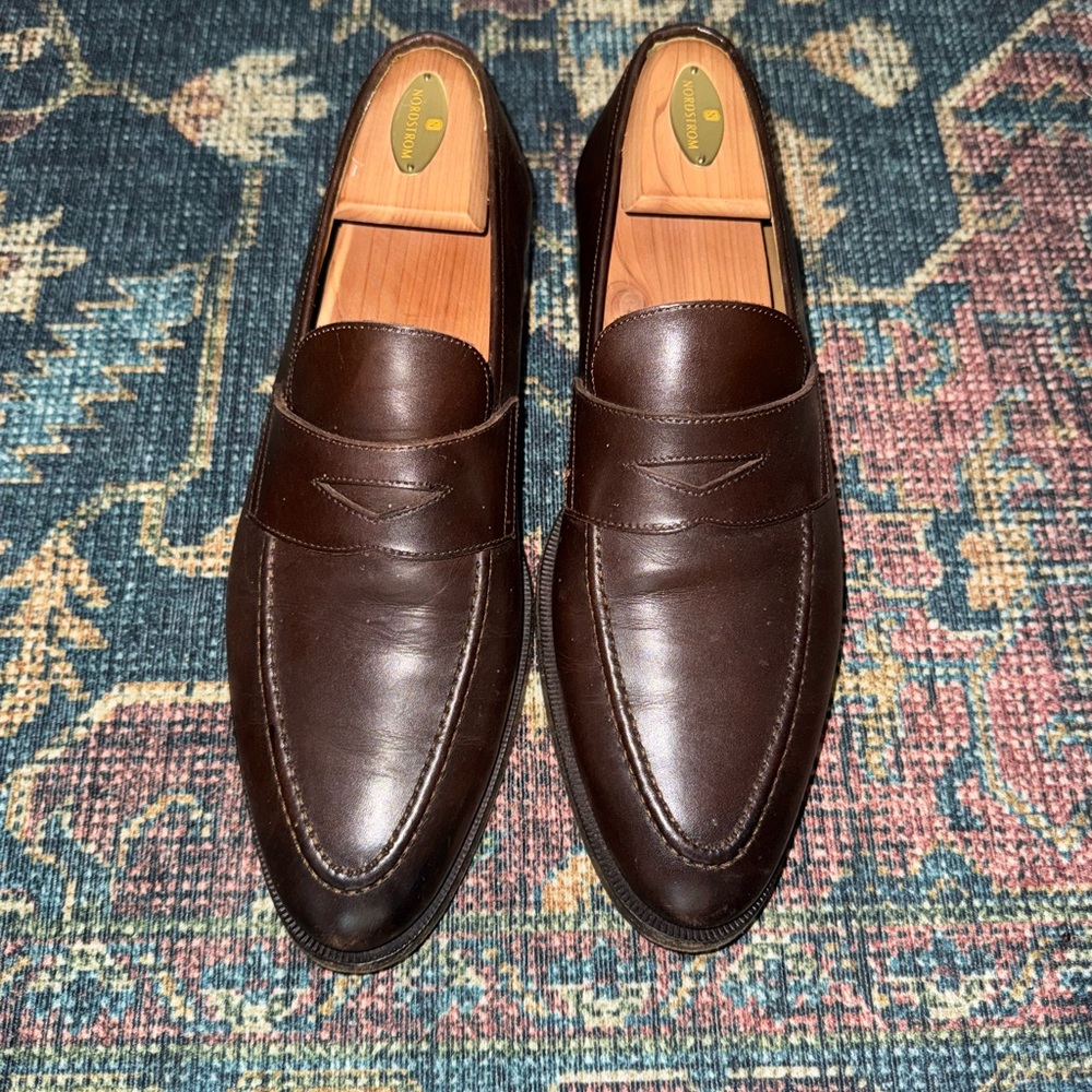 Suitsupply Dark Brown Leather Loafers